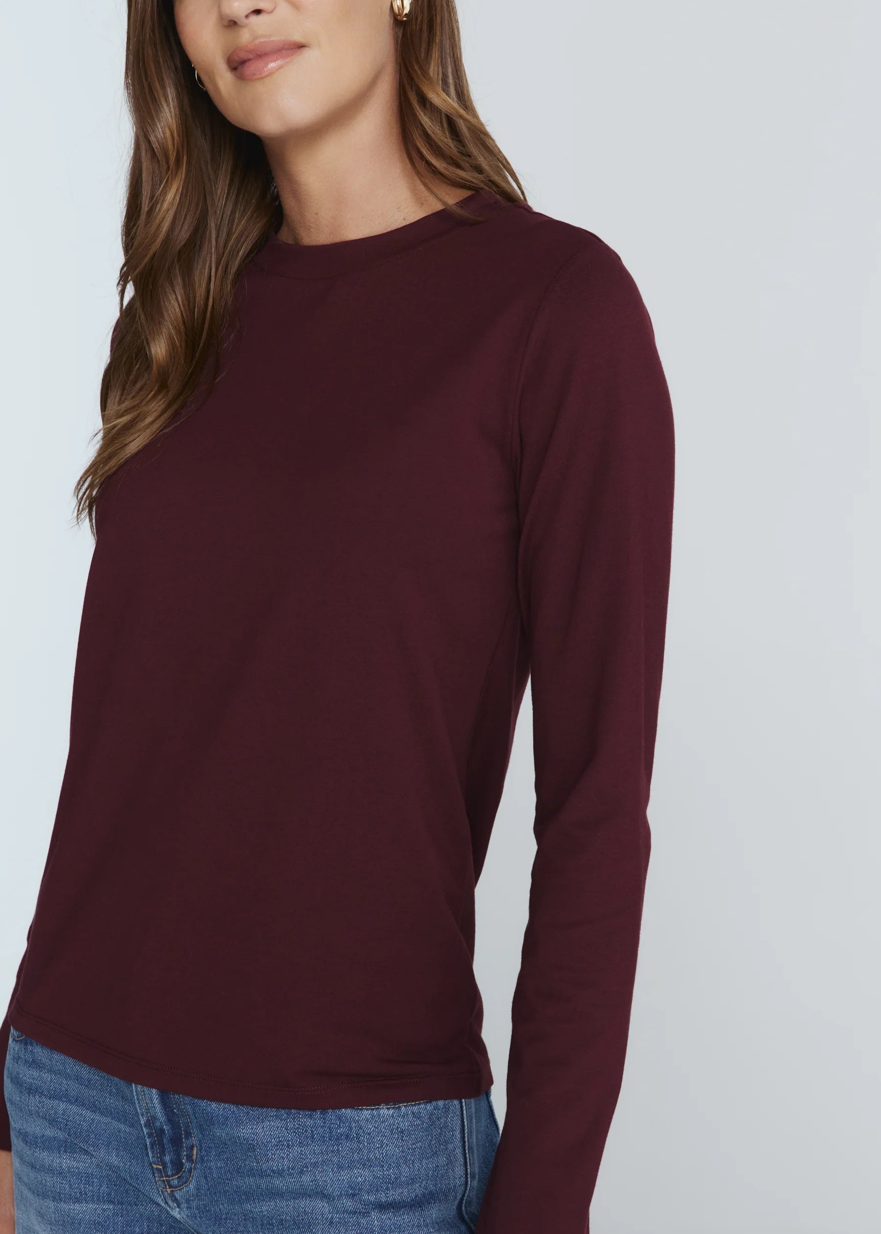 Modal Long Sleeve Classic T-Shirt (7 Diamonds)