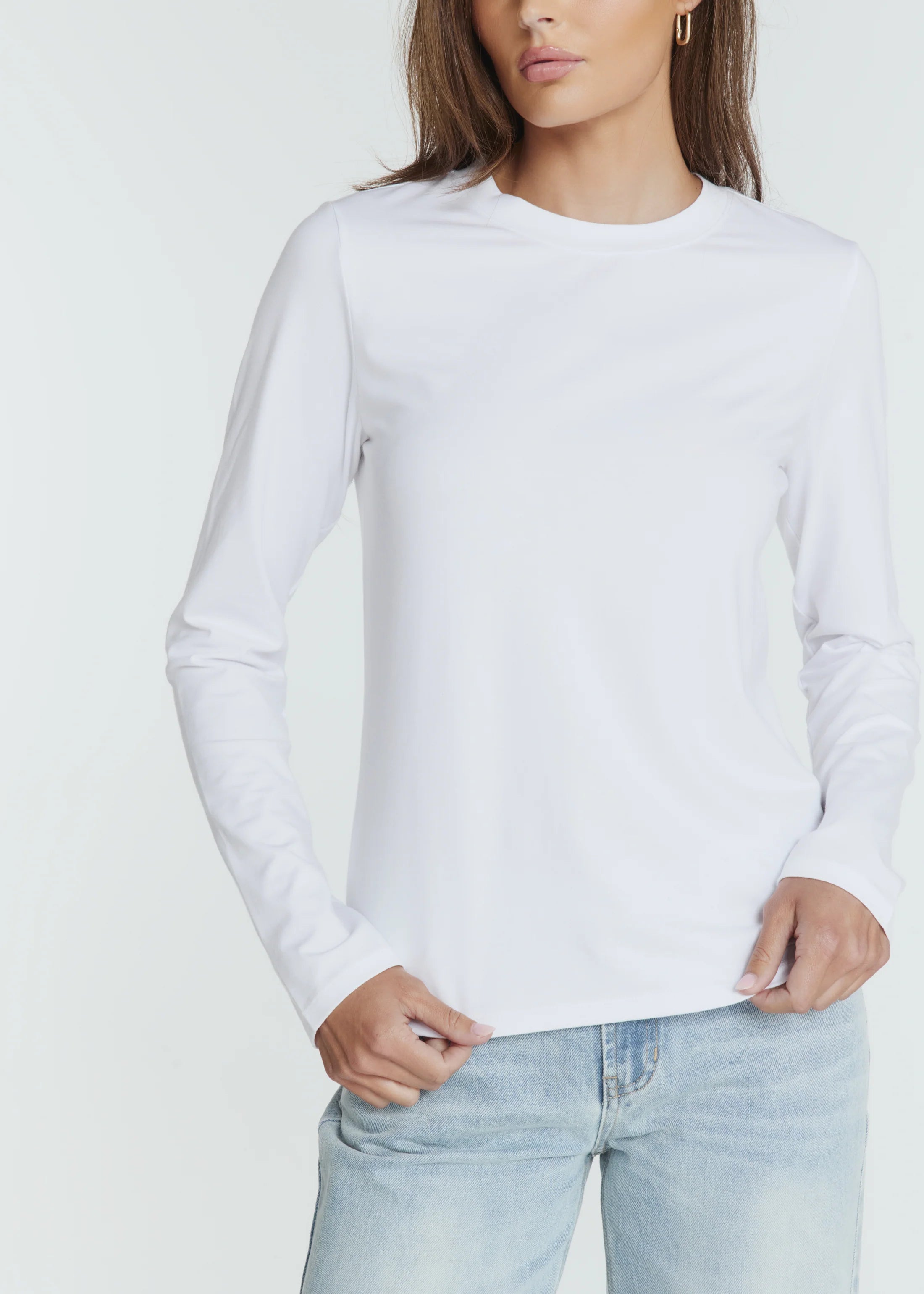 Modal Long Sleeve Classic T-Shirt (7 Diamonds)