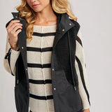 Sherpa Fleece Hooded Vest