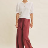 With Every Step Wide Leg Pant