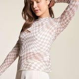 Checkerboard Mesh Layering Top