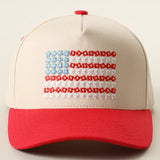 Floral Embroidered Trucker Hat