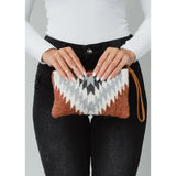 Aztec Pattern Wristlet