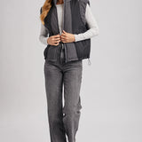 Color Contrast Puffer Vest