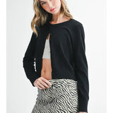 Ribbed Button Down Cardi