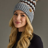 Winter Pattern Pom Hat (Panache)