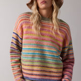 Rainbow Knit Sweater