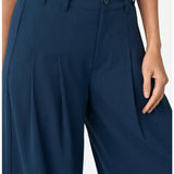High Rise Pleated Wide Leg Trouser (Liverpool)