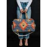 Aztec Print Duffel Bag