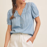 Mineral Wash Tencel Top