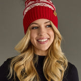 Winter Pattern Pom Hat (Panache)