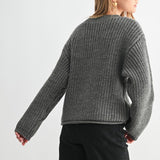 Chunky Knit Sweater Cardigan