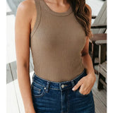 Summer Ribbed Tank Top