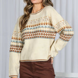 Cute & Cozy Patterned Sweater