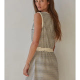 Raegan Striped Mini Dress