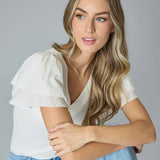 Whisper V Neck Top