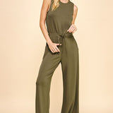 Fit For Fall Sleeveless Jumpsuit