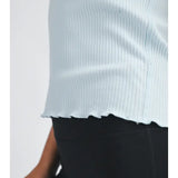 Ribbed Scoop Neck Tank