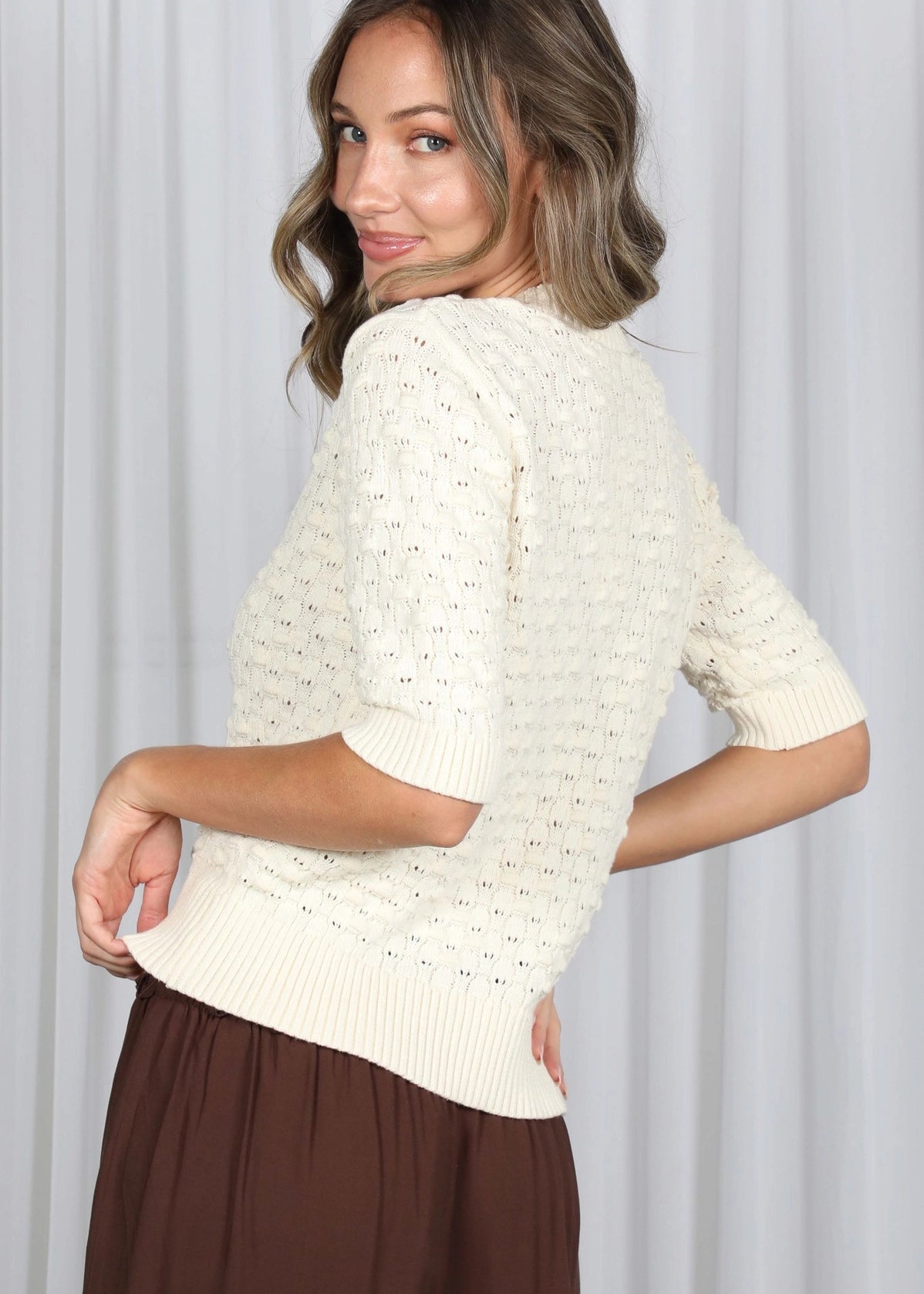 Carly Crochet Sweater
