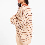 Lost Range Striped Cardigan