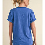 Zoie V Neck Tee