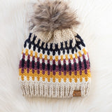 Winter Pattern Pom Hat (Panache)