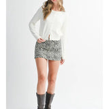 Ribbed Button Down Cardi