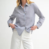 Done With Diagonal Button Down