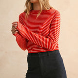 Soft & Striped Sweater Top