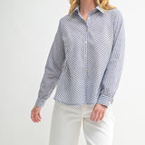 Done With Diagonal Button Down