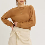 Bow Tie Back Sweater Top