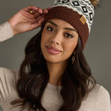 Winter Pattern Pom Hat (Panache)