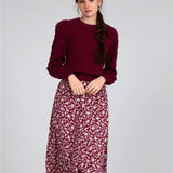 Endless Floral Midi Skirt