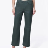 Victoria Coated Color Crop Straight Jean (Vervet)