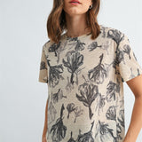 Floral Print Knit Top