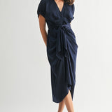 Date Night Satin Dress