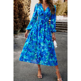 High Waist Boho Maxi Dress