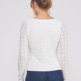 Total Texture Blouse Top