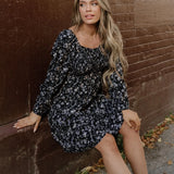 Isabella Square Neck Mini Dress