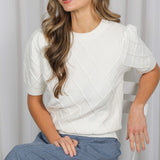 Argyle Textured Sweater