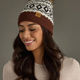 Winter Pattern Pom Hat (Panache)