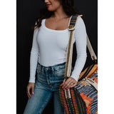 Aztec Print Duffel Bag