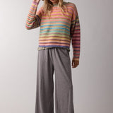 Rainbow Knit Sweater