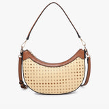 Daisy Half Moon Ratan Crossbody