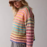 Rainbow Knit Sweater