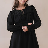 Ruffles & Bows Woven Mini Dress