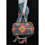 Aztec Print Duffel Bag