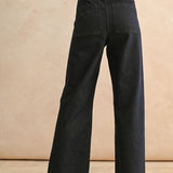 Indigo Denim Wide Leg Trouser