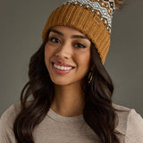 Winter Pattern Pom Hat (Panache)