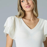 Whisper V Neck Top